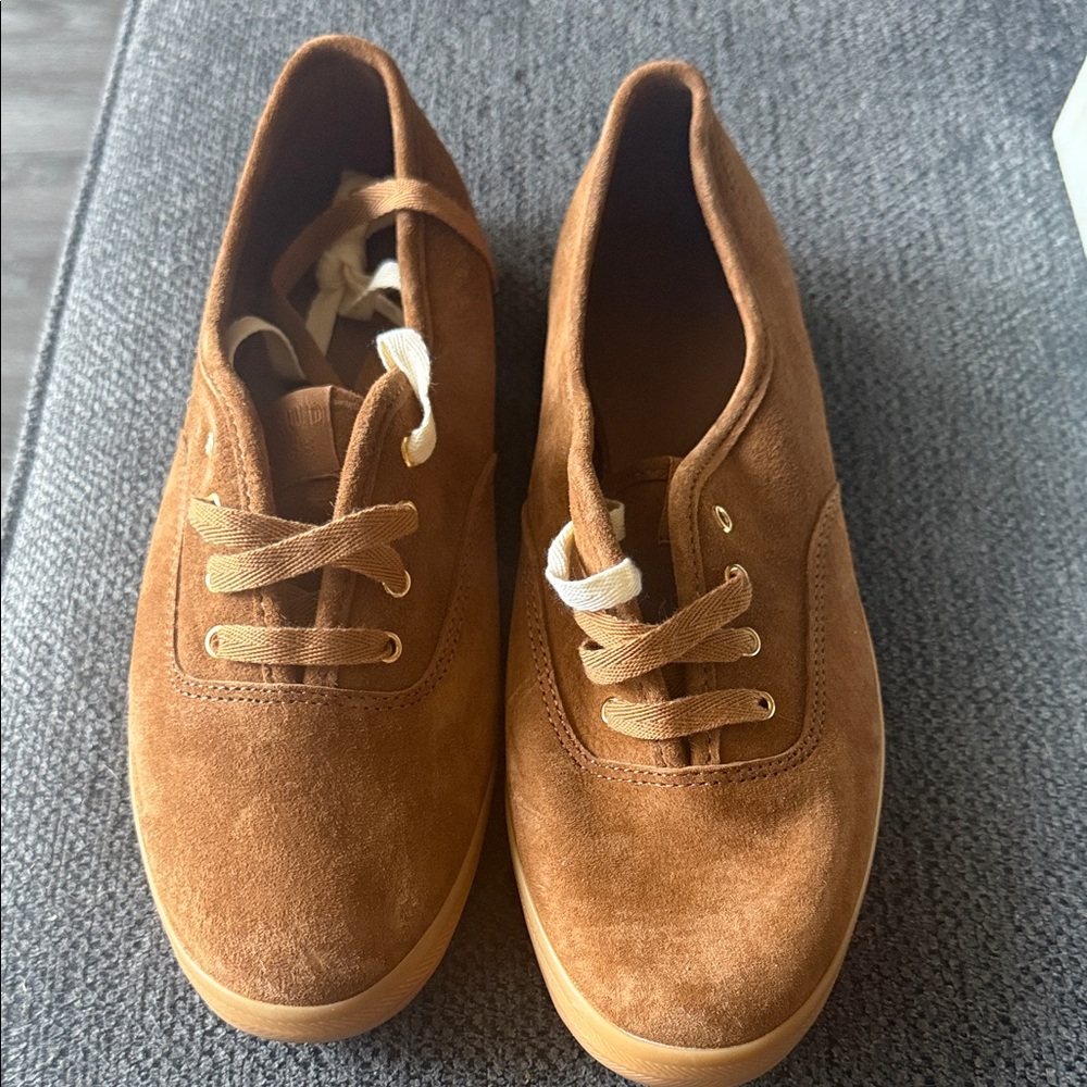 Women’s Tan Suede Keds